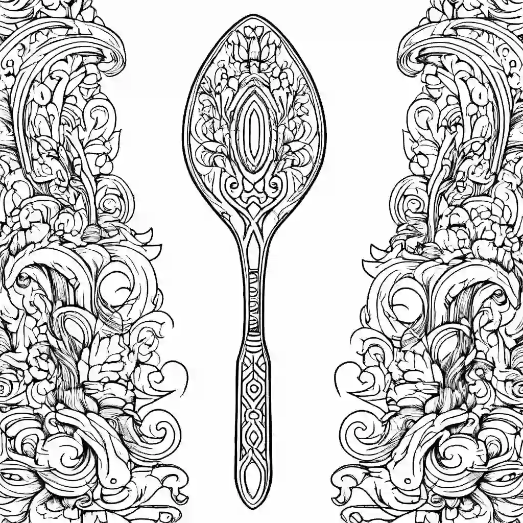 Spatula coloring pages